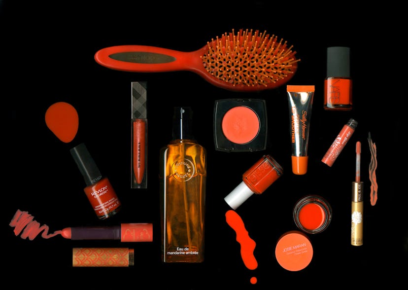 bear-tangerine-orange-colored-makeup