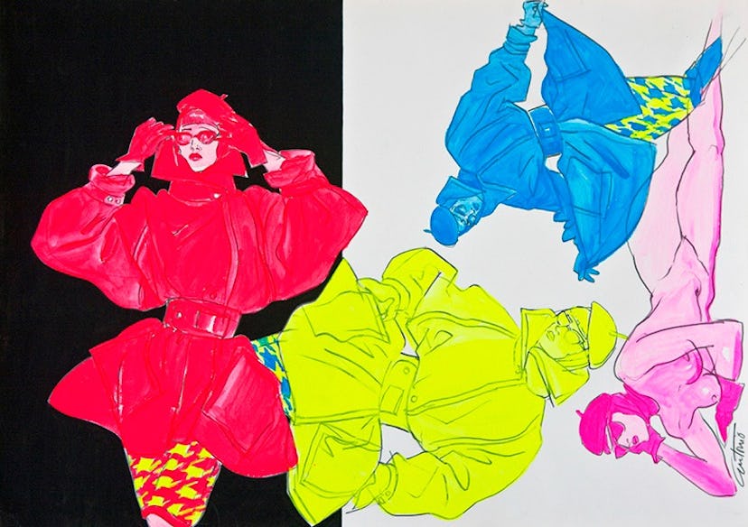 An illustration by Antionio Lopez