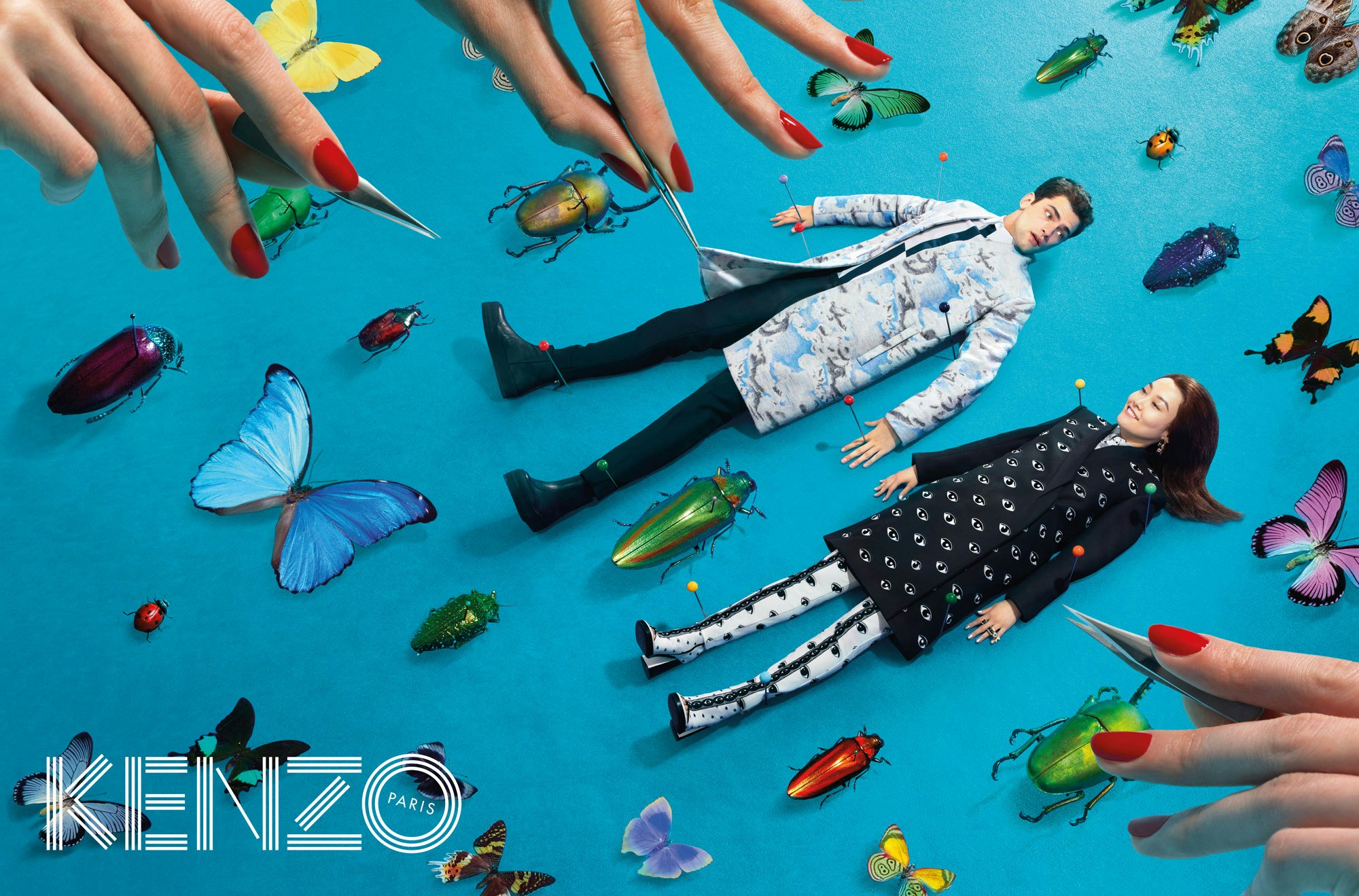 Kenzo 2025 eye advert