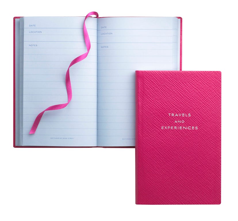 Smythson notebook, $80; smythson.com