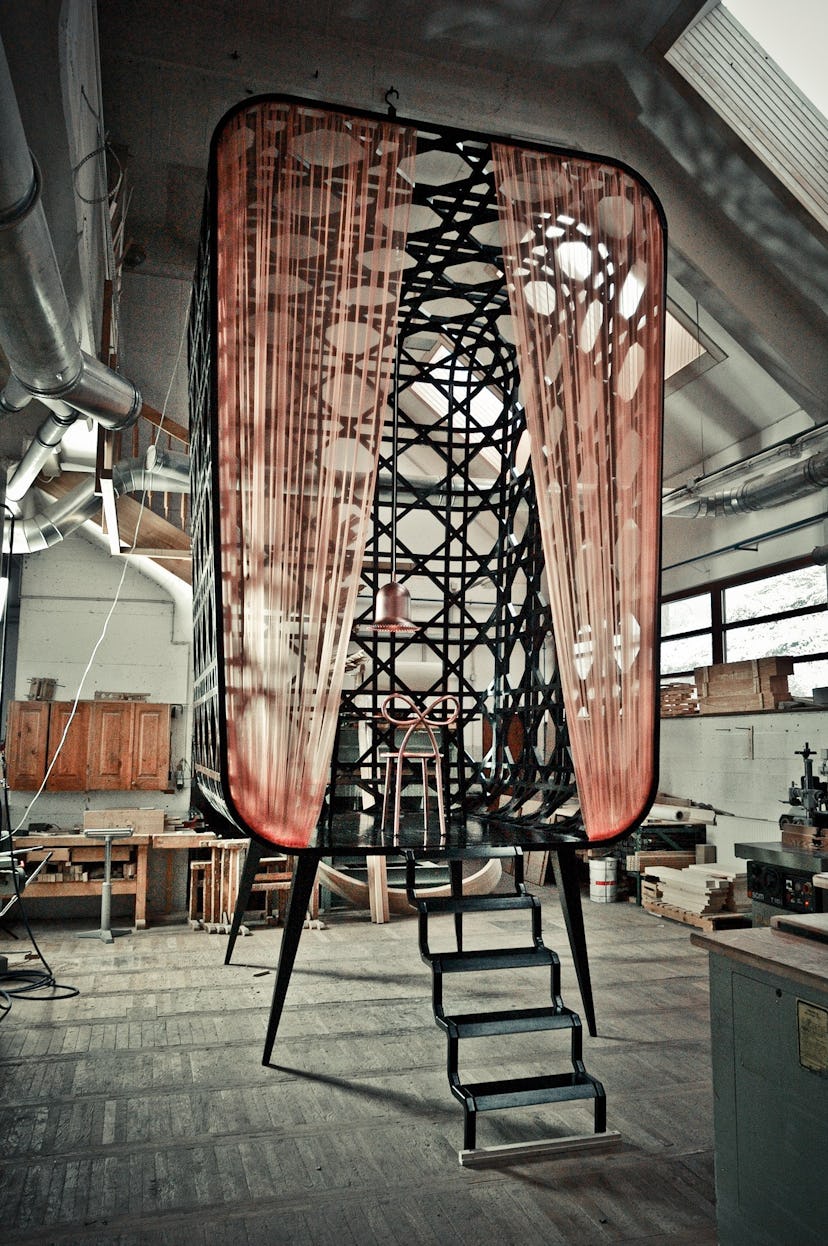 Slovenian artist Nika Zupanc's installation for Miss Dior