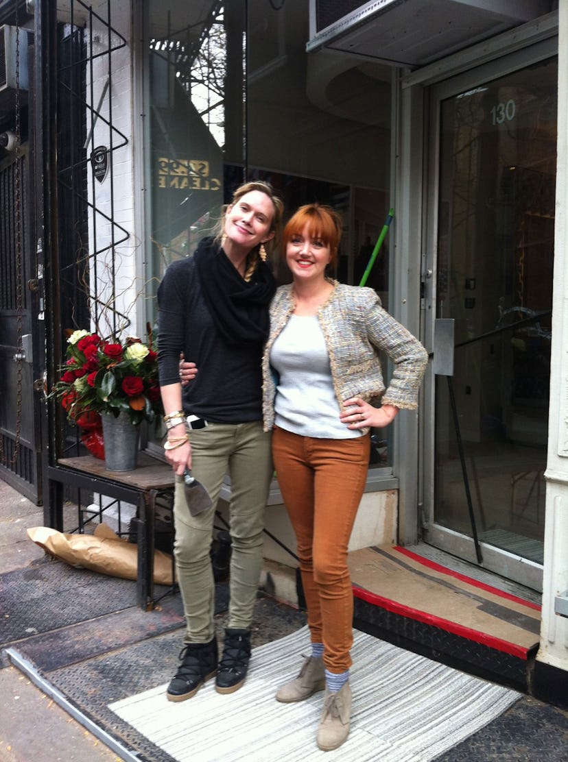 Stephanie March and Rebecca Perkins