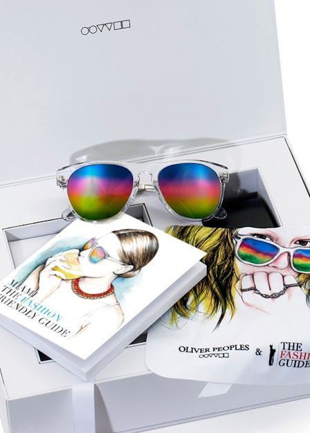 Oliver Peoples Braverman x The Fashion Guide, $550; available at The Webster.