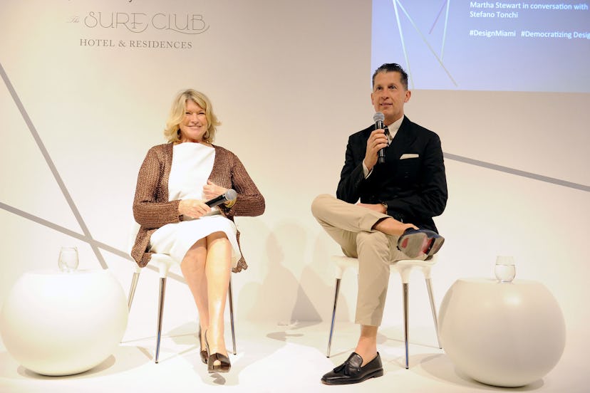 Martha Stewart and Stefano Tonchi. Photo by World Red Eye.