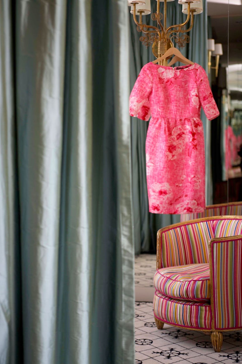 A dressing room in Laura Vinroot Poole's Charlotte store.