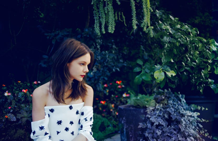 Carey Mulligan. Balenciaga jumpsuit.
