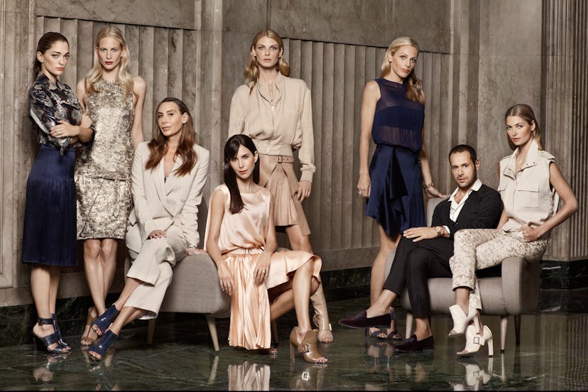 Creative Director Sofia Sanchez Barrenechea, model Poppy Delevingne, costume designer Jacqui Getty, ...