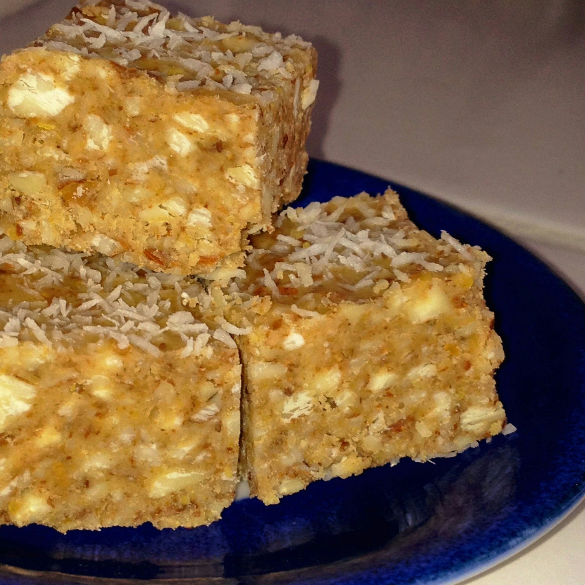 Janice Lipman’s chocolate-date-coconut bars, [drfranklipman.com](http://www.drfranklipman.com/chocol...