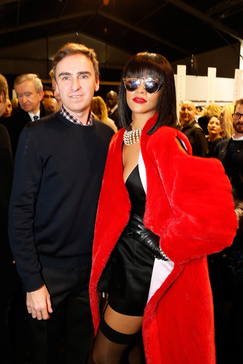 Raf Simons and Rihanna
