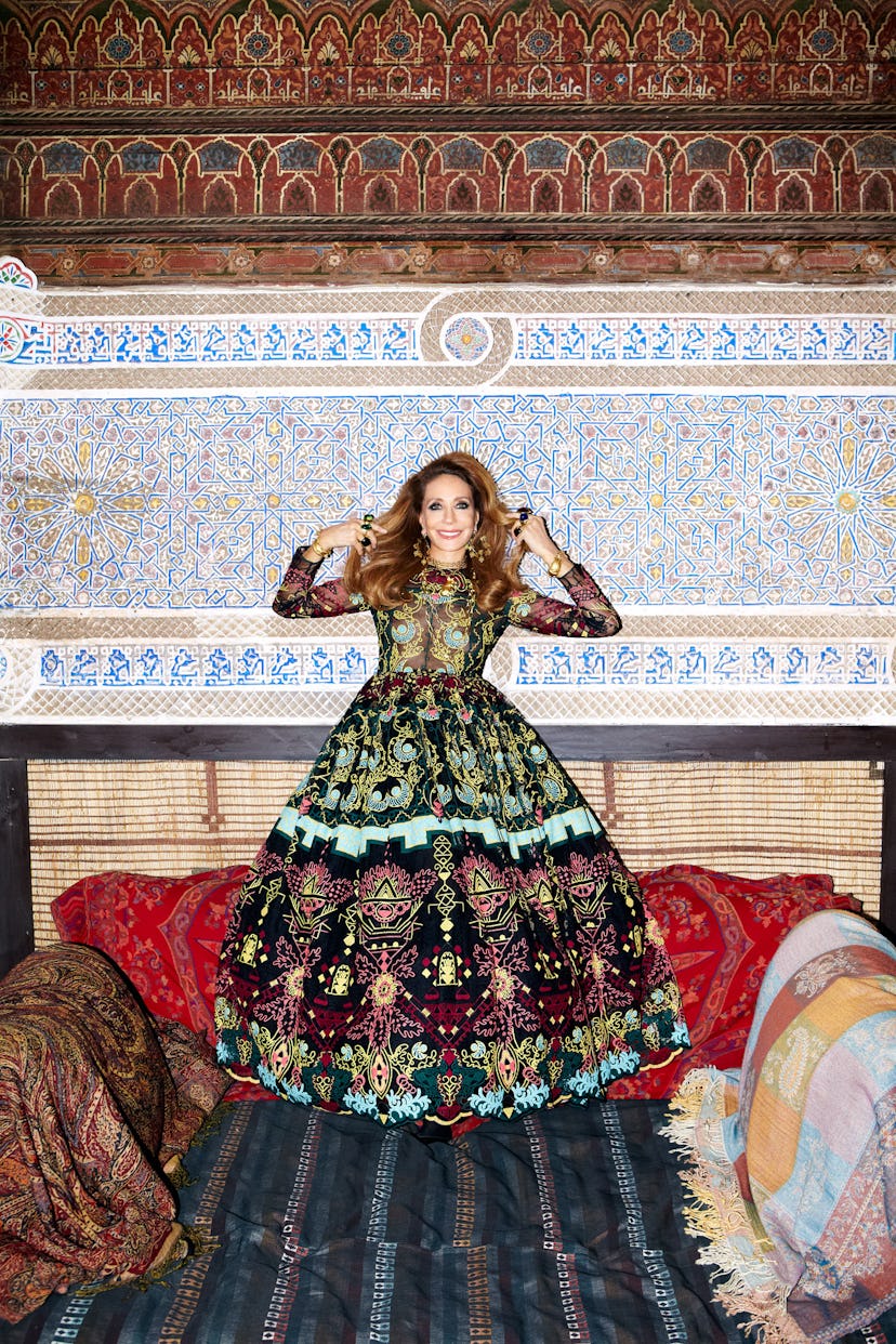 Marisa Berenson Valentino Dress