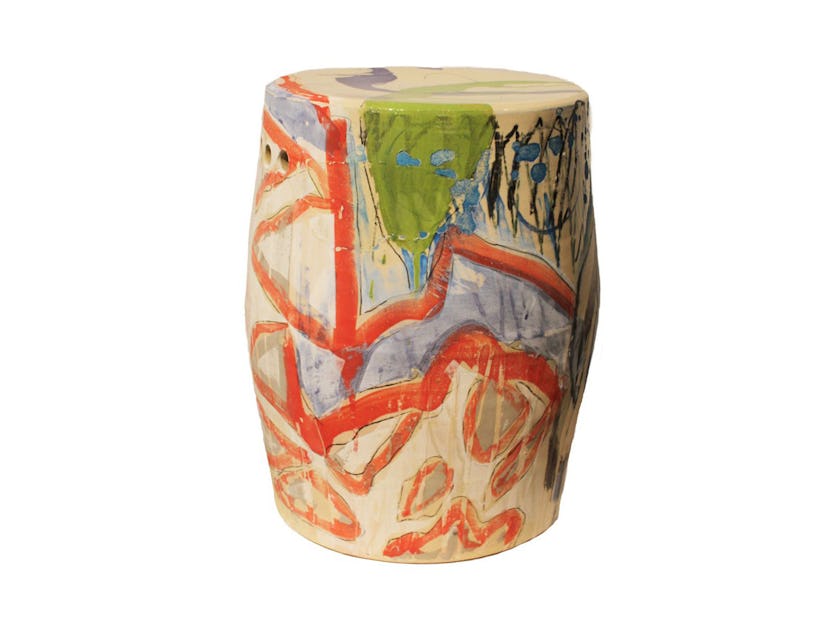 Reinaldo Sanguino ceramic stool
