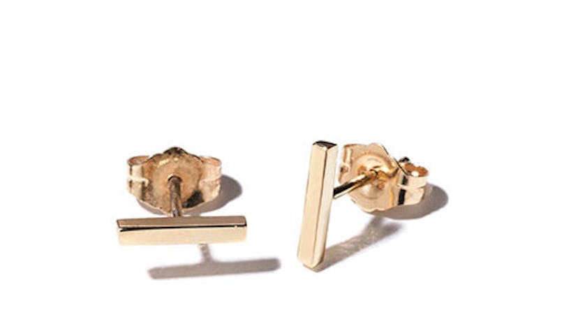 Carrie Hoffman Gold Stud Earrings