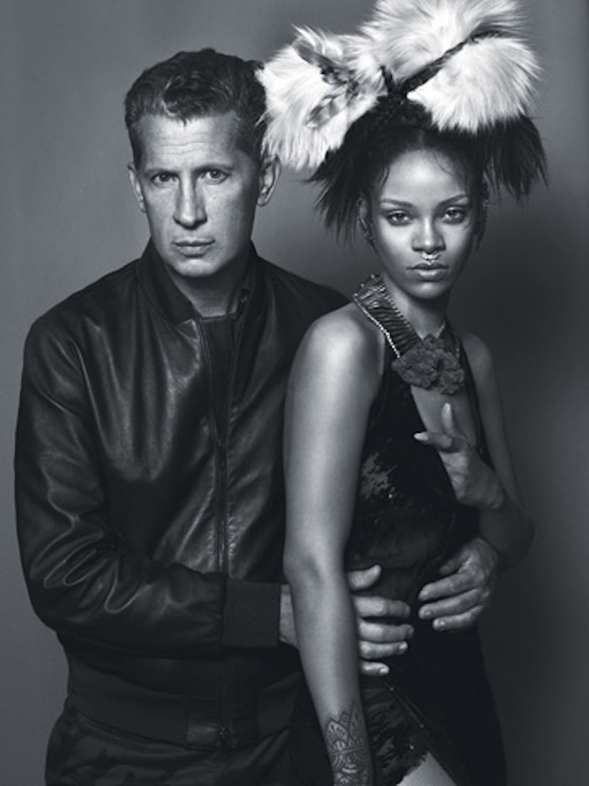 Stefano Tonchi and Rihanna