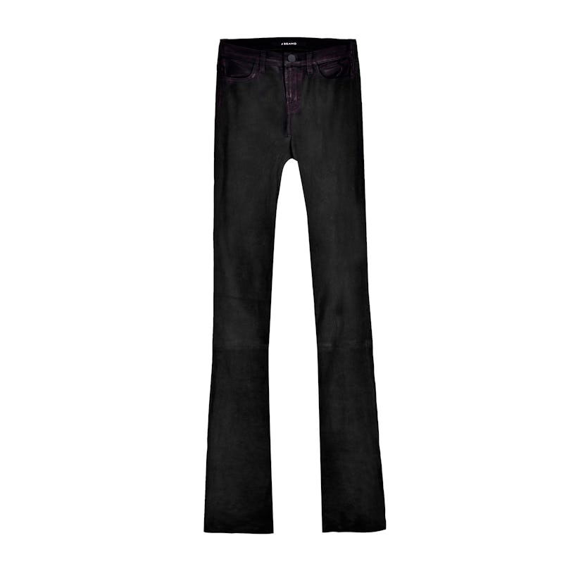 J Brand Remy lambskin high-rise pants