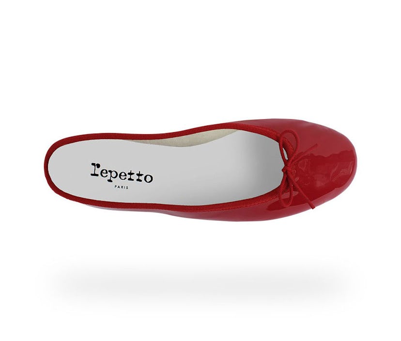 Repetto ballet flat in red patent