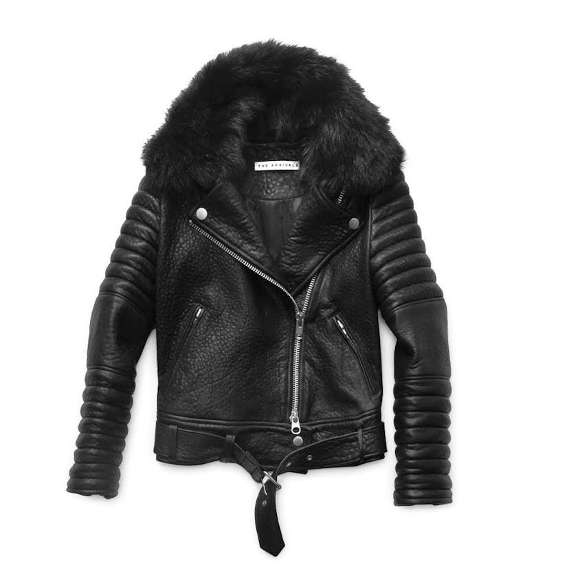 The Arrivals Rainier structured moto jacket