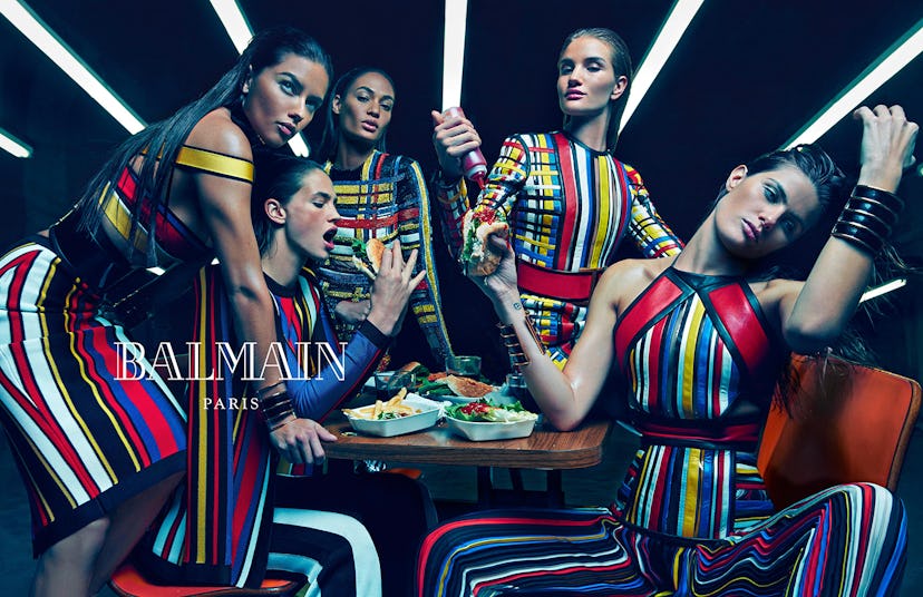 Balmain Spring 2015 ad campaign