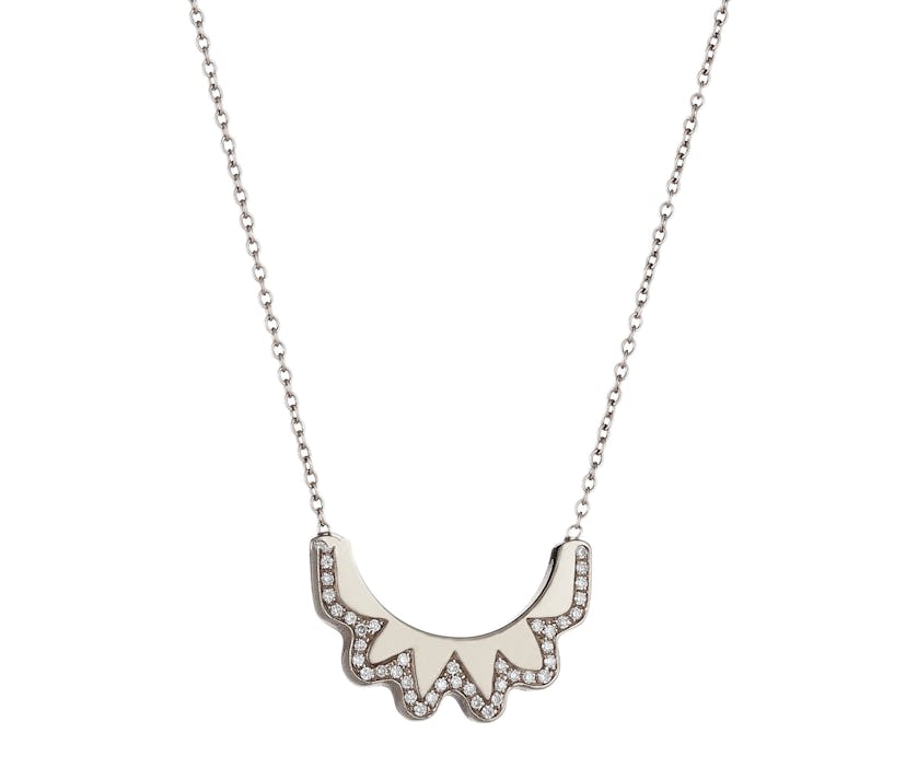Ilana Ariel crescent pendant necklace