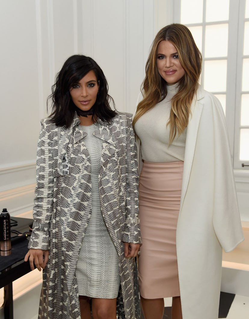 Kim and Khloe Kardashian