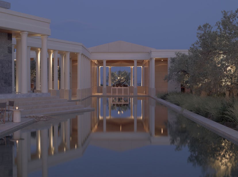 The Central Pool at Amanzoe