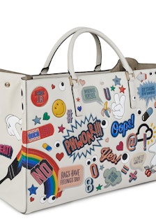 Anya Hindmarch Maxi All-Over Stickers Featherweight Ebury bag