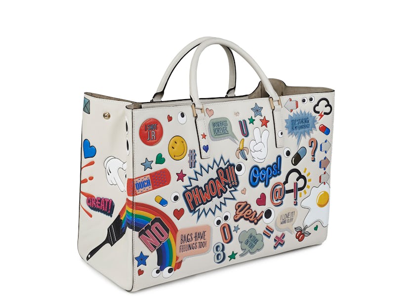 Anya Hindmarch Maxi All-Over Stickers Featherweight Ebury bag