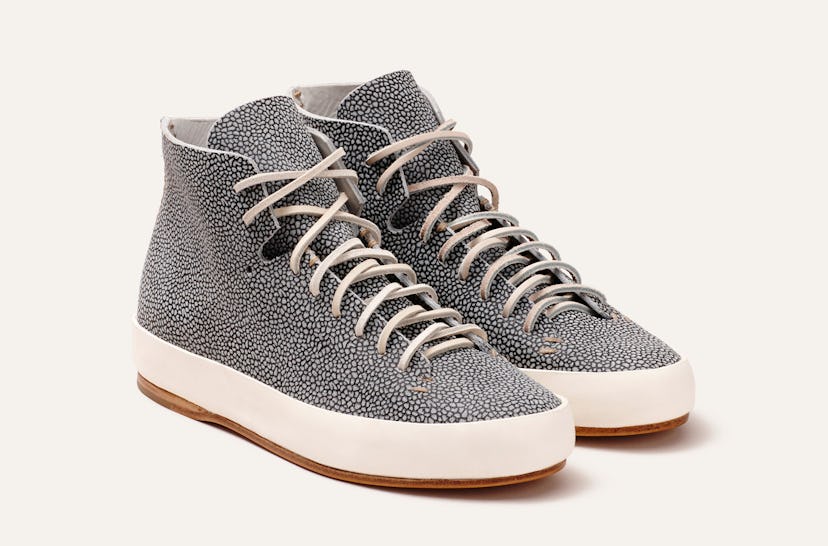 Feit printed suede hightop