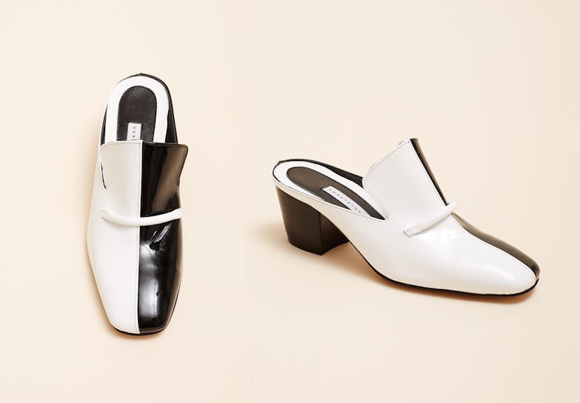 DORATEYMUR Supercruise Patent Heeled Slip-Ons