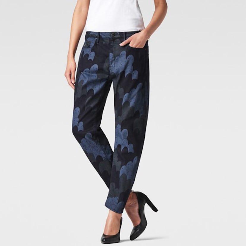 Raw for the Oceans patterned 3D pants