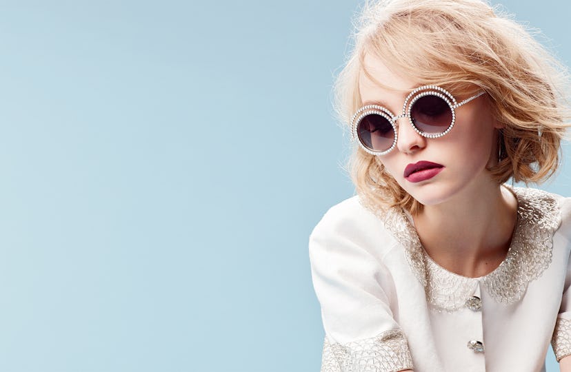 Lily-Rose Depp photographed by Karl Lagerfeld