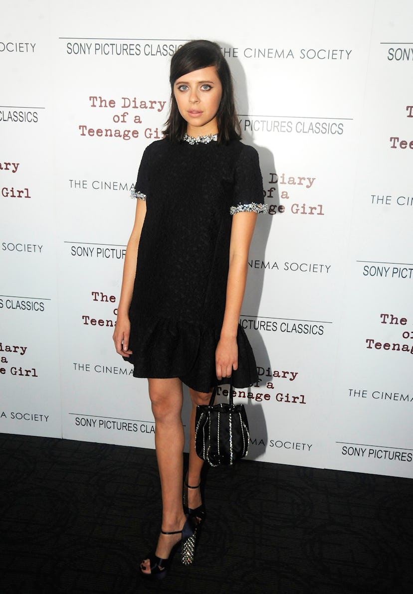 Bel Powley in Miu Miu