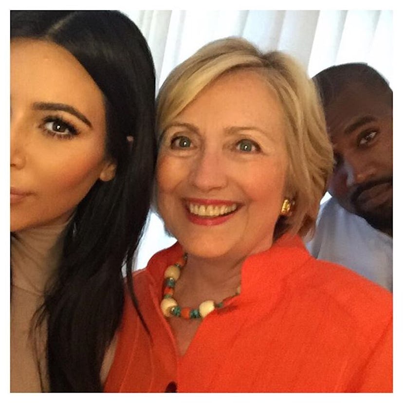 Kim Kardashian Hillary Clinton