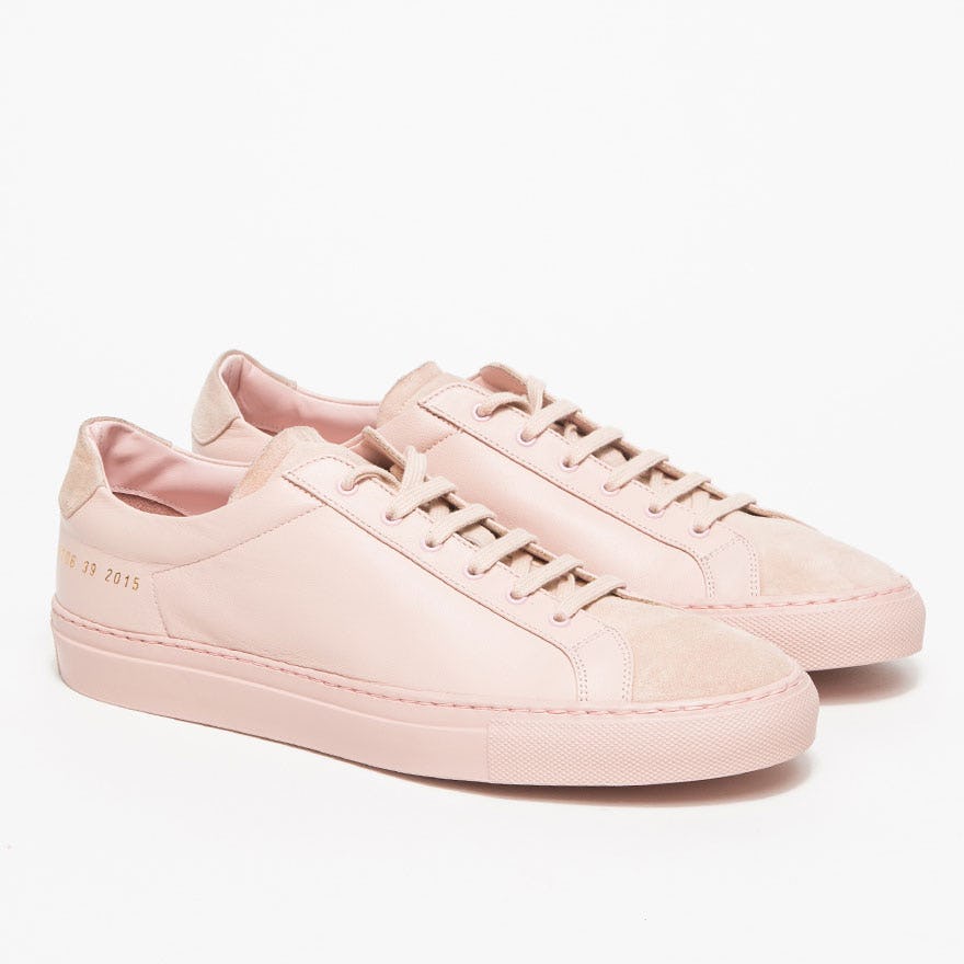 Common projects sale pink shoes