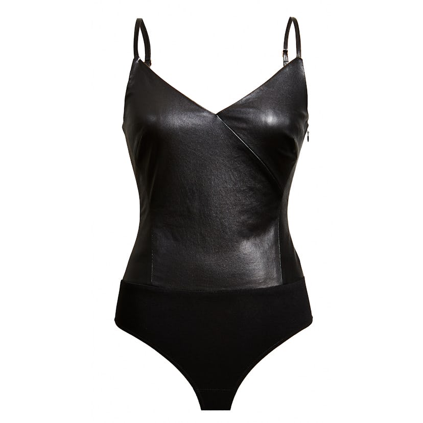 Stephanie Mark for Cami NYC leather bodysuit