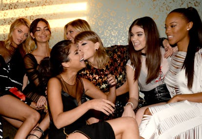 Martha Hunt, Lily Aldridge, Selena Gomez, Taylor Swift, Hailee Steinfeld and Serayah McNeill