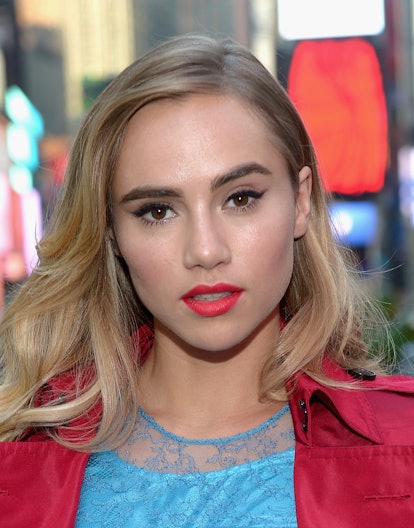Suki Waterhouse Celebrates The Launch Of Burberry Make-up At Sephora Times Square