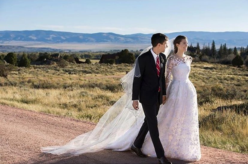 Allison Williams wedding dress