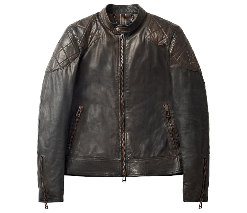 David Beckham x Belstaff leather jacket