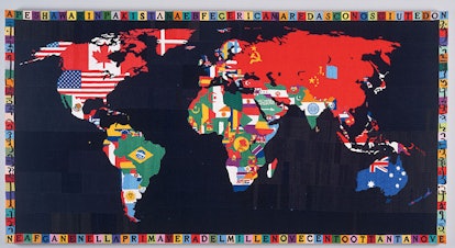 Alighiero Boetti’s Map of the World
