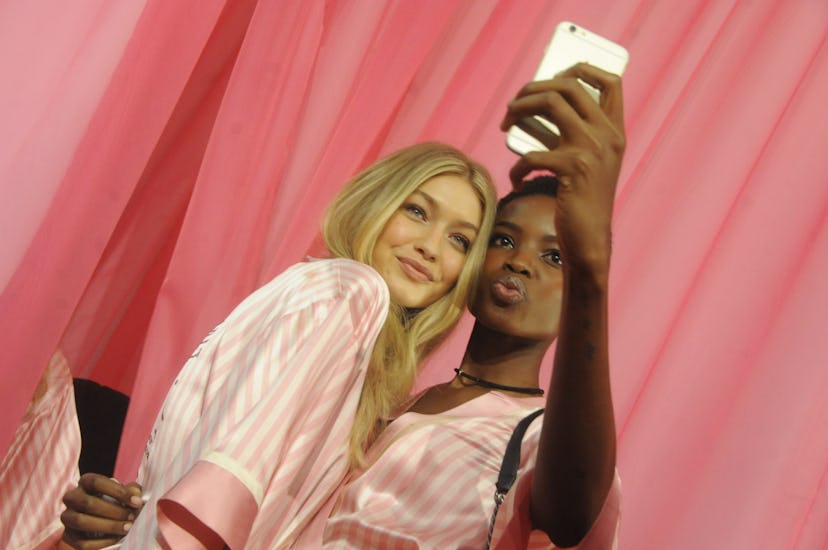 Gigi Hadid and Maria Borges