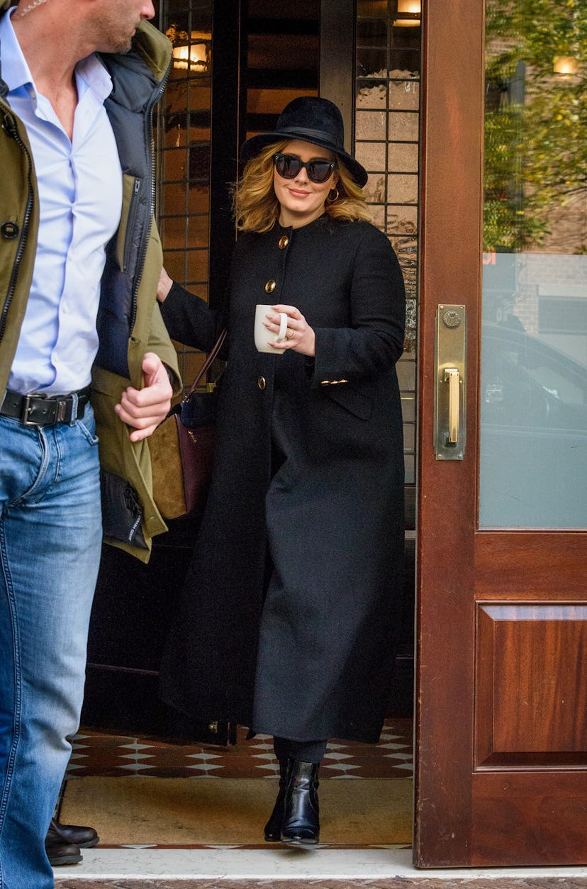 Adele in Burberry