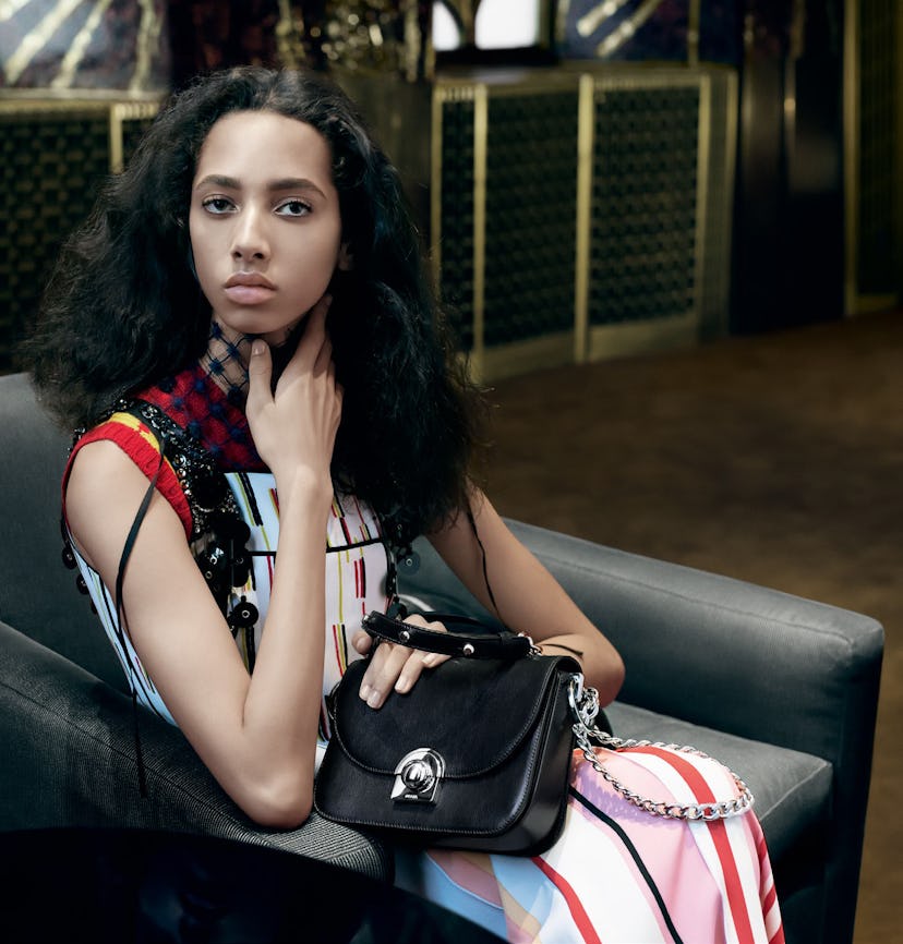 Prada Spring/Summer 2016-01-Yasmin_Wijnaldum-by-Steven_Meisel