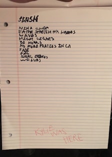 Kanye West's "Swish" album track list