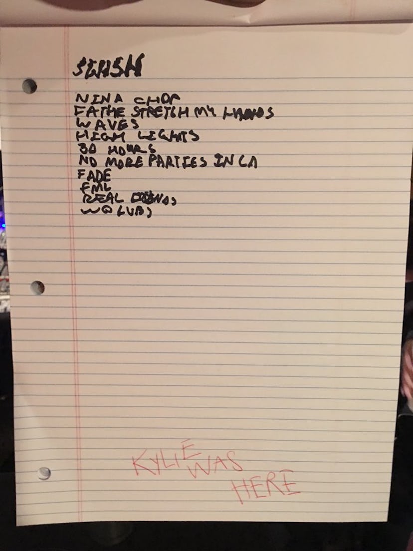 Kanye West's "Swish" album track list