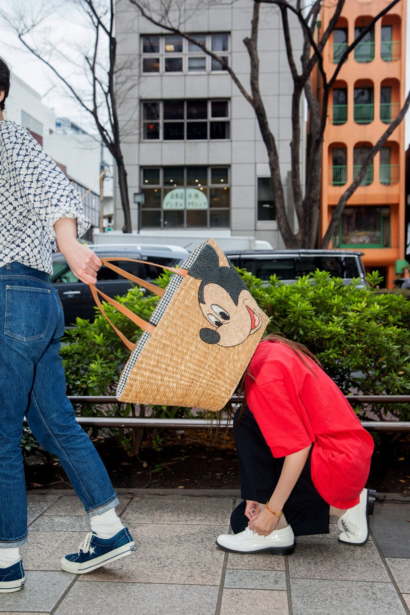 The Basket Bag series, a collaboration by Beams Boy and Disney.