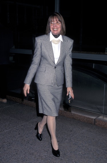 Diane Keaton at a 1995 New York screening of Unstrung Heroes.