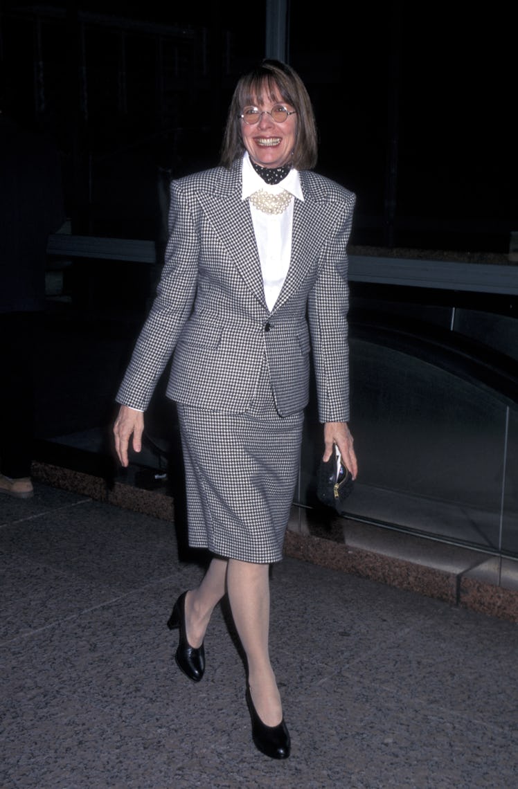 Diane Keaton at a 1995 New York screening of Unstrung Heroes.