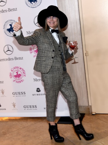 Diane Keaton at the Carousel of Hope Ball in Beverly Hills.