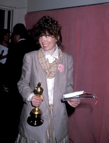 Diane Keaton at the 50th Annual Academy Awards.