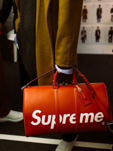 Supreme X Louis Vuitton Backpack At Supremenewyork.com
